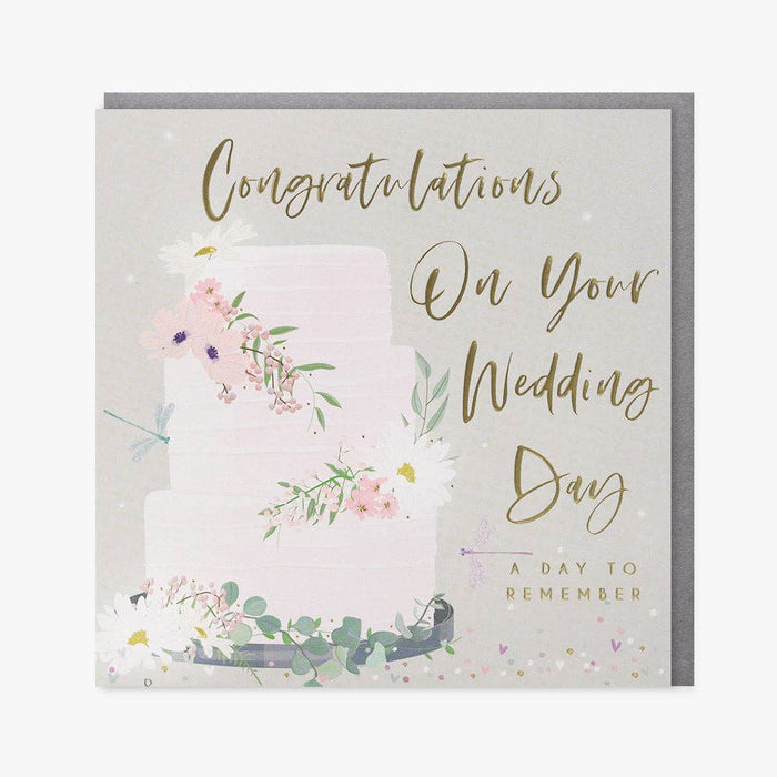 Wedding Day Cake Card