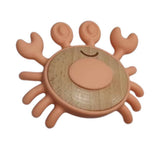 Crab Teether – Sunset Orange