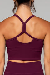 Airsoft Racerback Tank – Black Cherry, S