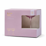 The Lou Coupe Glass - Set of 2 - Lilac
