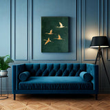 Japanese Flying Crane Art Print – A2