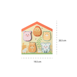 Farmyard Wooden Barn Shape Puzzle