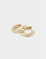 Shade Small Hoop Earrings in Gold