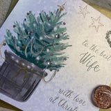 Wife - Christmas Tree Christmas Card (C23-129)