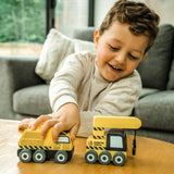 Wooden Construction Vehicles – Crane & Truck