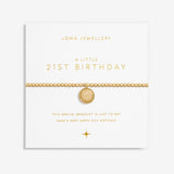 Joma Jewellery - A Little '21st Birthday' Bracelet