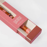 Orange & Pink Stripe Boxed Pen