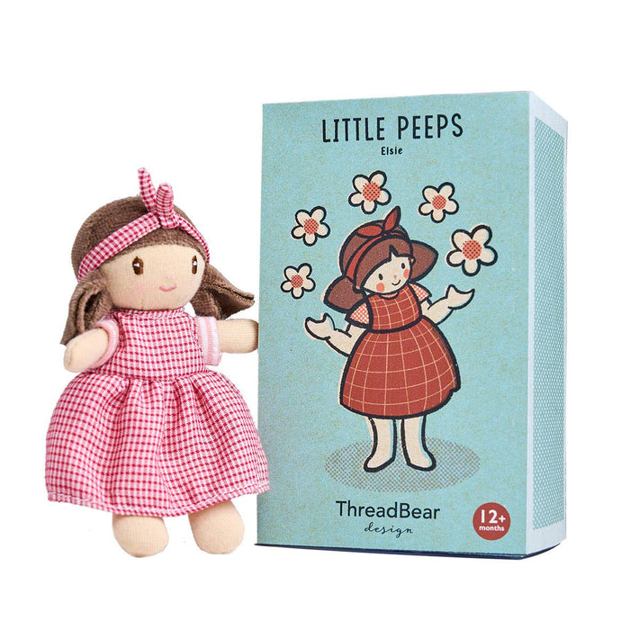 ThreadBear Little Peeps Elsie Matchbox Doll – Luxury Mini Doll