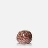 Nila Glass Candle Holder - Wine