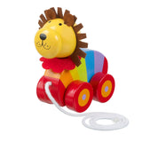 Wooden Pull-Along Lion Toy