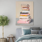Books Stack Art Print