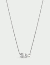Pure Pearl Necklace in Silver