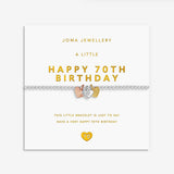 Joma A Little Charmed Moments Happy 70th Birthday Bracelet