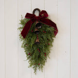Burgundy Christmas Hanging Swag