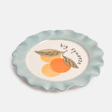 Caroline Gardner Big Squeeze Oranges Plate