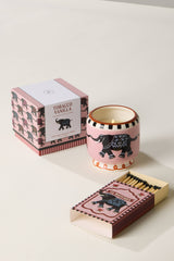 Elephant Ceramic Candle - Tobacco Vanilla