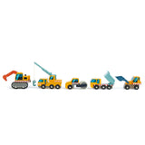 Wooden Construction Vehicles Play Set