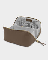 Soho Large Makeup & Wash Bag – Mink