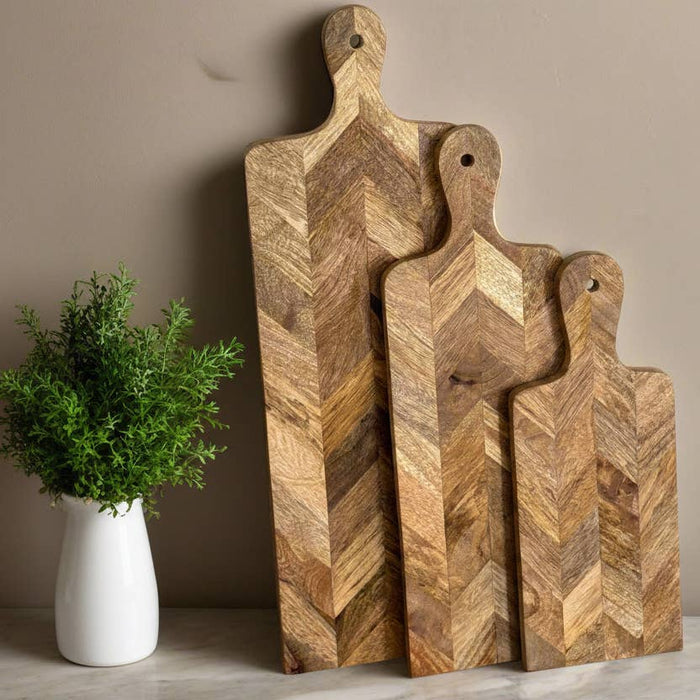 Large Mango Wood Paddle Serving Board