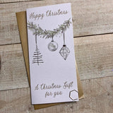Glass Baubles - Christmas Money Wallet (WBW-C34)