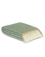Verona Mint 100% New Zealand Wool Throw Blanket