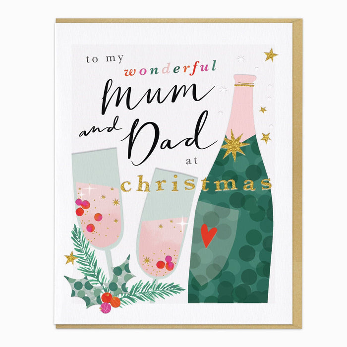 Wonderful Mum & Dad Christmas Card
