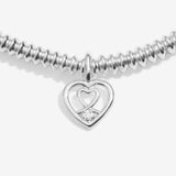 Joma Laboratory Grown Diamond A Little 'Wonderful Daughter' Bracelet In Silver Plating