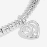 Joma Laboratory Grown Diamond A Little 'Wonderful Daughter' Bracelet In Silver Plating