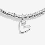 Joma Laboratory Grown Diamond A Little 'With Love' Bracelet In Silver Plating