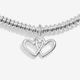 Joma Laboratory Grown Diamond A Little 'Friendship' Bracelet In Silver Plating