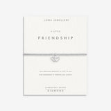 Joma Laboratory Grown Diamond A Little 'Friendship' Bracelet In Silver Plating