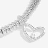 Joma Laboratory Grown Diamond A Little 'Happy 18th Birthday' Bracelet In Silver Plating