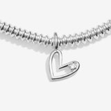 Joma Laboratory Grown Diamond A Little 'Happy 21st Birthday' Bracelet In Silver Plating