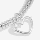 Joma Laboratory Grown Diamond A Little 'Happy 30th Birthday' Bracelet In Silver Plating