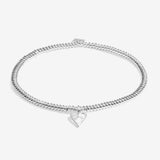 Joma Laboratory Grown Diamond A Little 'Happy 40th Birthday' Bracelet In Silver Plating