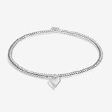 Joma Laboratory Grown Diamond A Little 'Happy 16th Birthday' Bracelet In Silver Plating