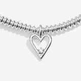 Joma Laboratory Grown Diamond A Little 'Happy 16th Birthday' Bracelet In Silver Plating