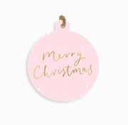 Blush Bauble Christmas Gift Tags (6 pack)