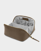 Soho Medium Makeup & Wash Bag – Mink
