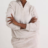 Cosy Chevron Lounge Set in Almond - UK Size 8-10