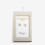 Joma Boxed Moments To Shine 'Wonderful Mum' Stud Earrings