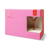 The Olive Martini Glass - Boxed Set of 2 - Blush & Cherry