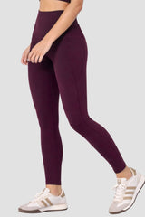Elevate Full-Length Pocket Leggings – Black Cherry, S