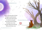 Fox Under the Moon 'Watching From The Stars' Mini Book
