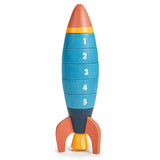 Wooden Stacking & Counting Rocket