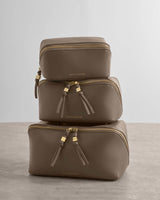 Soho Medium Makeup & Wash Bag – Mink
