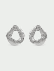 Delta Stud Earrings in Silver