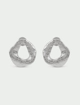 Delta Stud Earrings in Silver