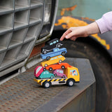 Wooden Stacking Cars & Recovery Truck
