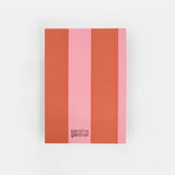 Orange & Pink Stripe A5 Softback Notebook